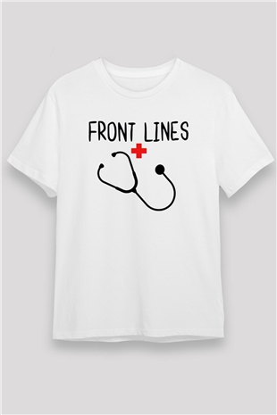 Hemşire Beyaz Unisex Tişört T-Shirt - TişörtFabrikası