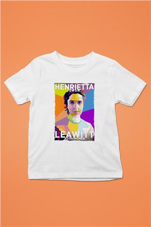 Henrietta Swan Leavitt Baskılı Unisex Beyaz Çocuk Tişörtü - Tshirt