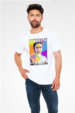 Henrietta Swan Leavitt Baskılı Unisex Beyaz Tişört - Tshirt
