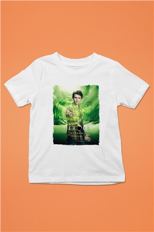 Heroes Beyaz Unisex Çocuk Tişört