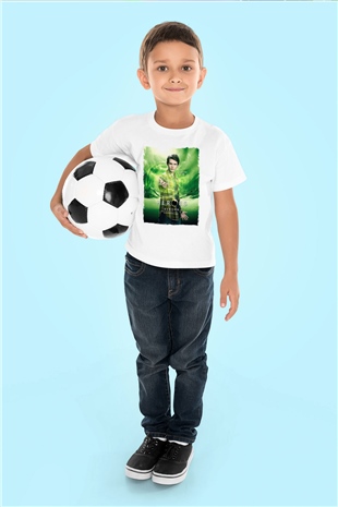 Heroes Beyaz Unisex Çocuk Tişört
