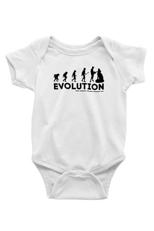 Heykeltıraş Beyaz Bebek Body - Zıbın
