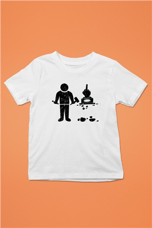 Heykeltıraş Beyaz Unisex Çocuk Tişört