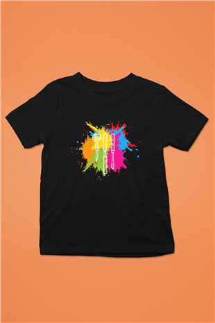 Heykeltıraş Siyah Unisex Çocuk Tişört