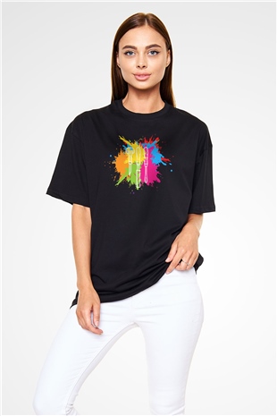 Heykeltıraş Siyah Oversize Tişört Oversize T-shirt - TişörtFabrikası