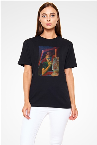 Heykeltıraş Siyah Unisex Tişört T-Shirt - TişörtFabrikası