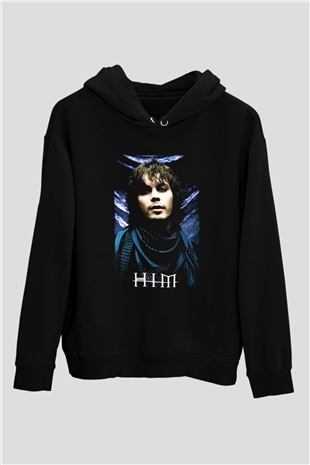 HIM Siyah Unisex Hoodie