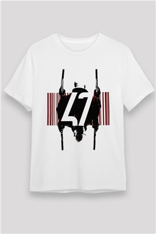 Hitman Beyaz Unisex Tişört T-Shirt