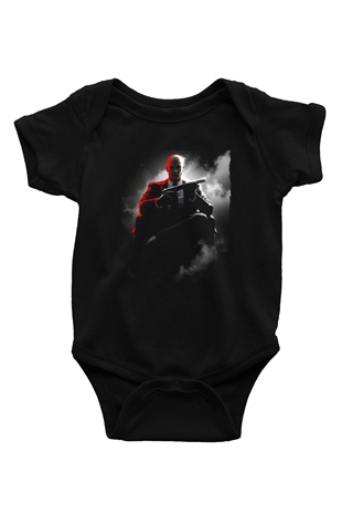 Hitman Siyah Bebek Body - Zıbın
