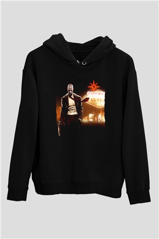 Hitman Siyah Unisex Hoodie