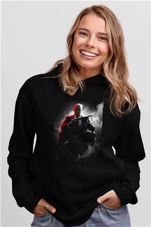 Hitman Siyah Unisex Hoodie