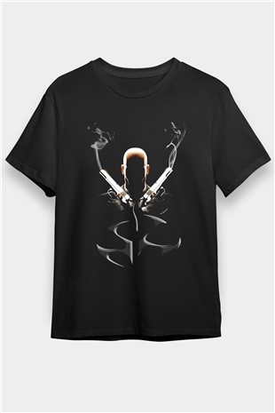 Hitman Siyah Unisex Tişört T-Shirt