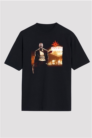Hitman Siyah Oversize Tişört Oversize T-shirt