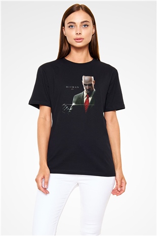 Hitman Siyah Unisex Tişört T-Shirt