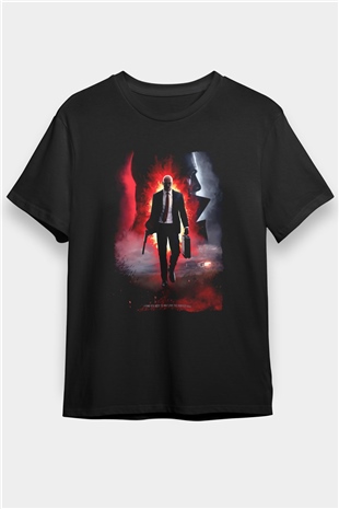 Hitman Siyah Unisex Tişört T-Shirt