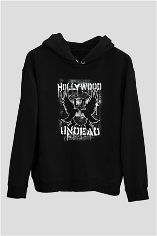 Hollywood Undead Siyah Unisex Hoodie