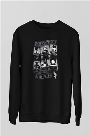 Hollywood Undead Siyah Unisex Sweatshirt