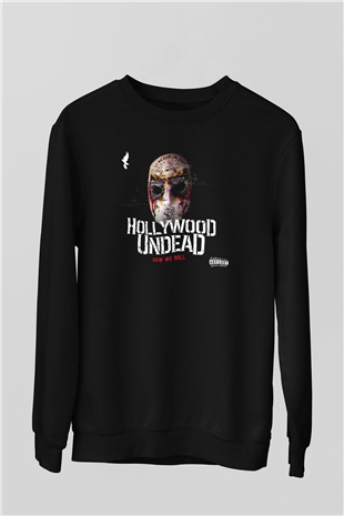 Hollywood Undead Siyah Unisex Sweatshirt