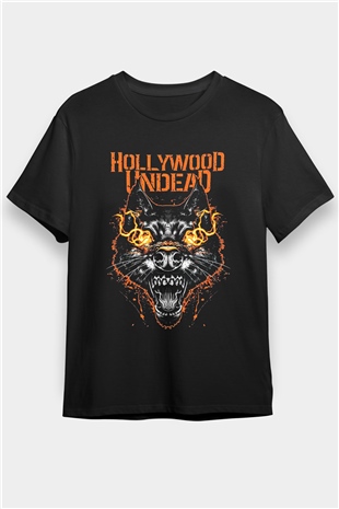 Hollywood Undead Siyah Unisex Tişört T-Shirt - TişörtFabrikası