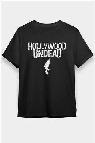 Hollywood Undead Siyah Unisex Tişört T-Shirt - TişörtFabrikası