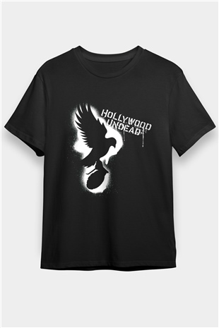 Hollywood Undead Siyah Unisex Tişört T-Shirt - TişörtFabrikası