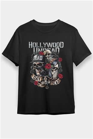 Hollywood Undead Siyah Unisex Tişört T-Shirt - TişörtFabrikası