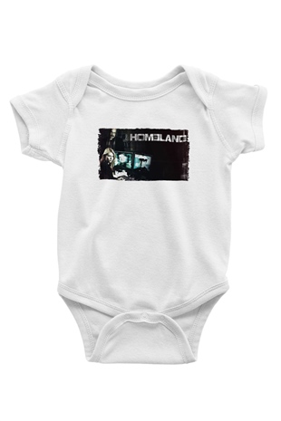 Homeland Beyaz Bebek Body - Zıbın