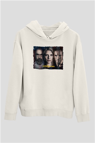 Homeland Beyaz Unisex Hoodie