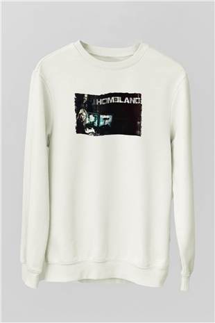 Homeland Beyaz Unisex Sweatshirt