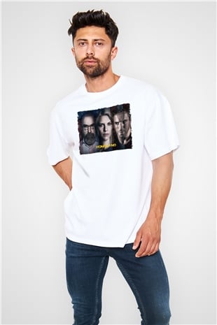 Homeland Beyaz Oversize Tişört Oversize T-shirt