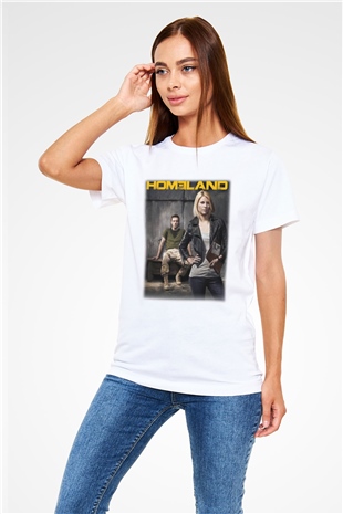 Homeland Beyaz Unisex Tişört T-Shirt
