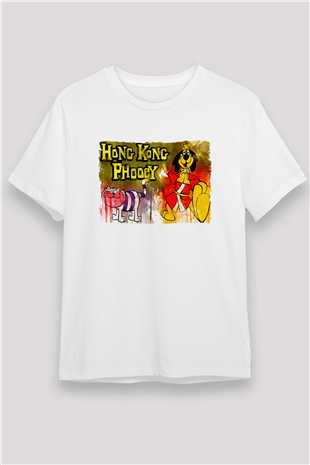 Hong Kong Phooey Beyaz Unisex Tişört