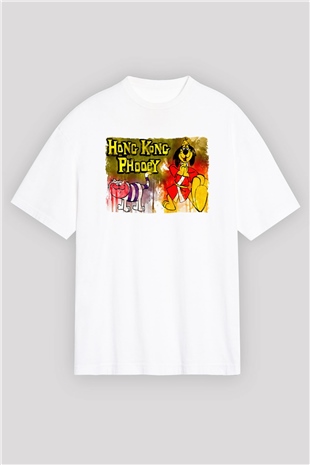 Hong Kong Phooey Beyaz Oversize Tişört