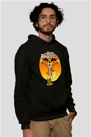 Hong Kong Phooey Siyah Unisex Hoodie