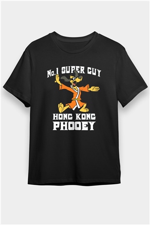 Hong Kong Phooey Siyah Unisex Tişört
