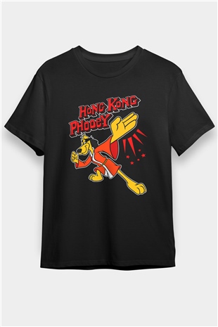 Hong Kong Phooey Siyah Unisex Tişört