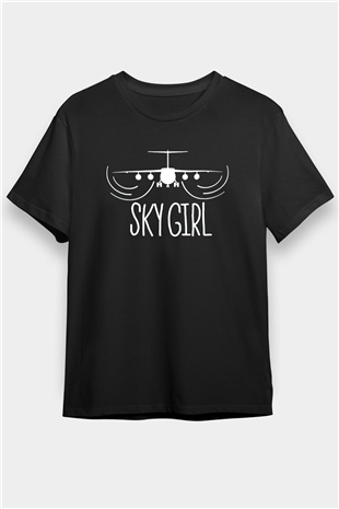 Hostes Beyaz Unisex Tişört T-Shirt - TişörtFabrikası