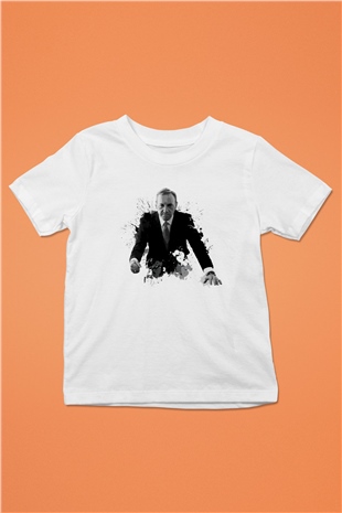 House of Cards Beyaz Unisex Çocuk Tişört