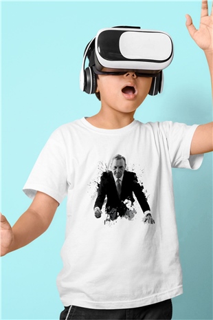 House of Cards Beyaz Unisex Çocuk Tişört