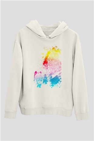House of Cards Beyaz Unisex Hoodie