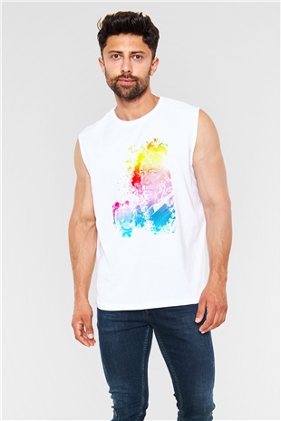 House of Cards Beyaz Unisex Kolsuz Tişört