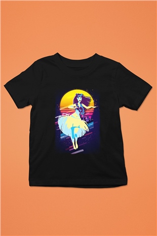 Hula Siyah Unisex Çocuk Tişört