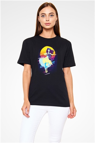 Hula Siyah Unisex Tişört T-Shirt - TişörtFabrikası