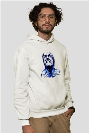 Hulk Hogan Beyaz Unisex Hoodie