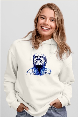 Hulk Hogan Beyaz Unisex Hoodie