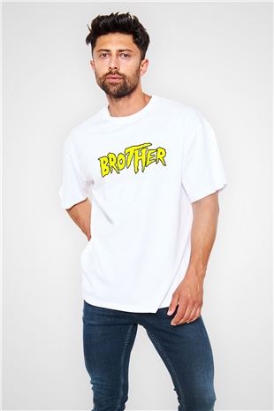 Hulk Hogan Beyaz Oversize Tişört