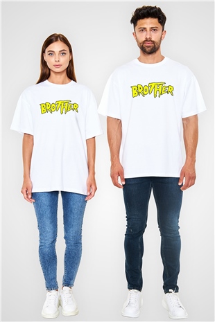 Hulk Hogan Beyaz Oversize Tişört