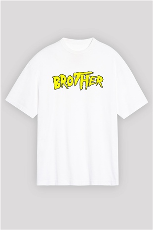 Hulk Hogan Beyaz Oversize Tişört