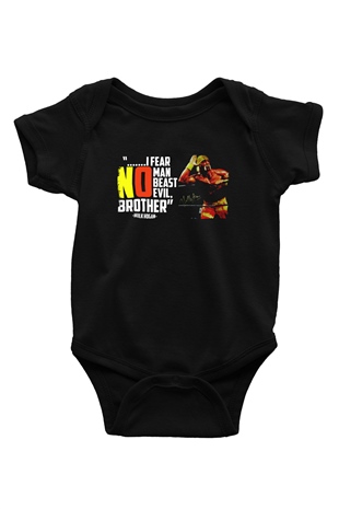 Hulk Hogan Siyah Bebek Body - Zıbın