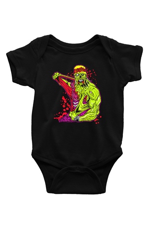 Hulk Hogan Siyah Bebek Body - Zıbın